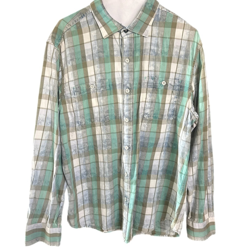 Tommy Bahama Blue and Green Shirt